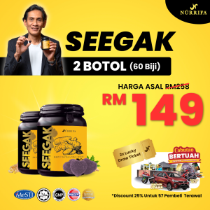 2 BOTOL JAMU SEEGAK