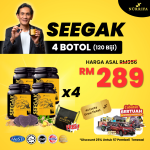 4 BOTOL JAMU SEEGAK