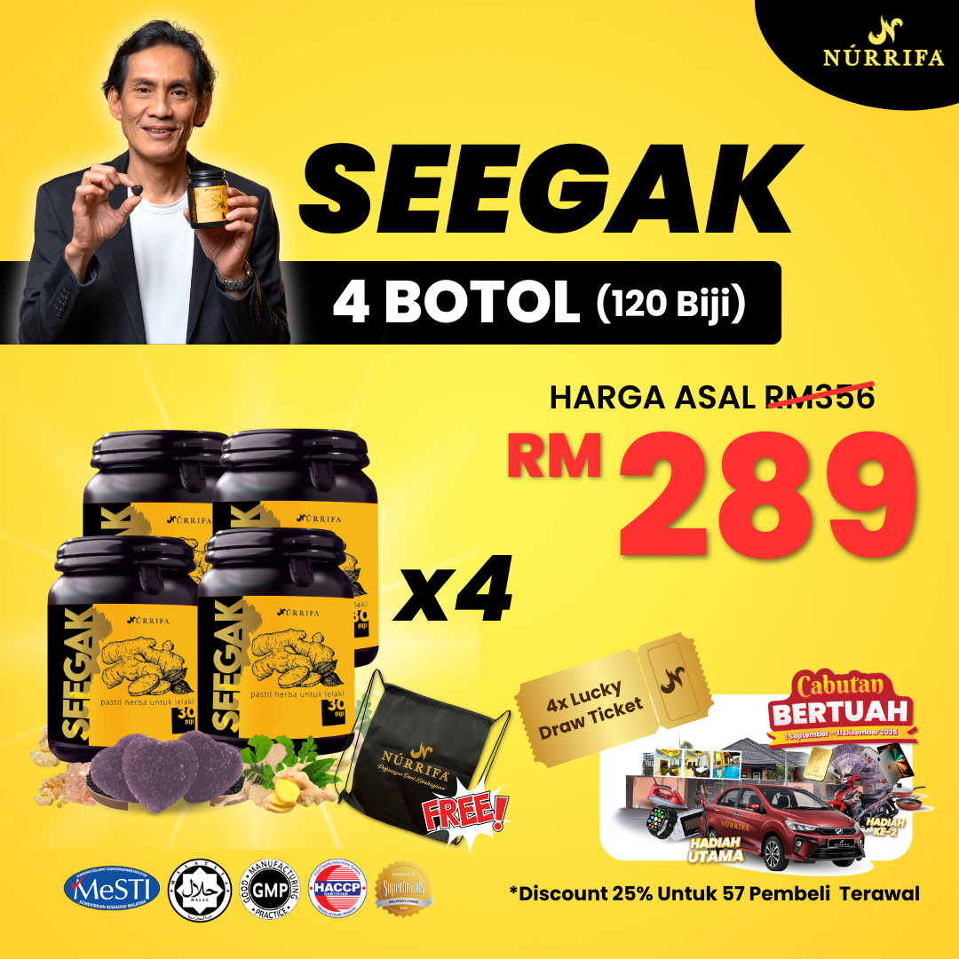 4 BOTOL JAMU SEEGAK