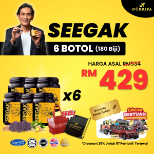 6 BOTOL JAMU SEEGAK